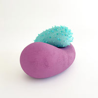 Spore Embrace - Porcelain and Glass Sculpture