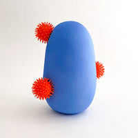 Mycelial Bloom - Porcelain and Glass Sculpture