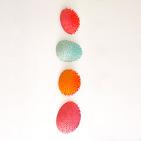 Quiet Bloom - Porcelain and Glass Wall Sculpture