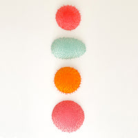 Quiet Bloom - Porcelain and Glass Wall Sculpture
