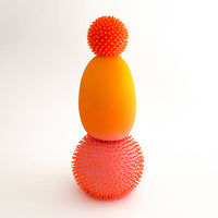 Spore Totem I - Porcelain and Glass Sculpture
