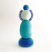 Spore Totem II - Porcelain and Glass Sculpture