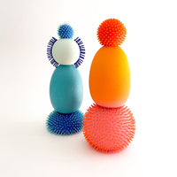 Spore Totem I - Porcelain and Glass Sculpture