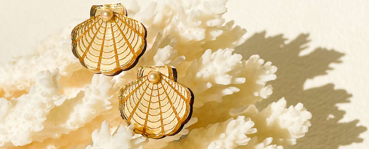 Lucie Billingsley Seashell Stud Earrings