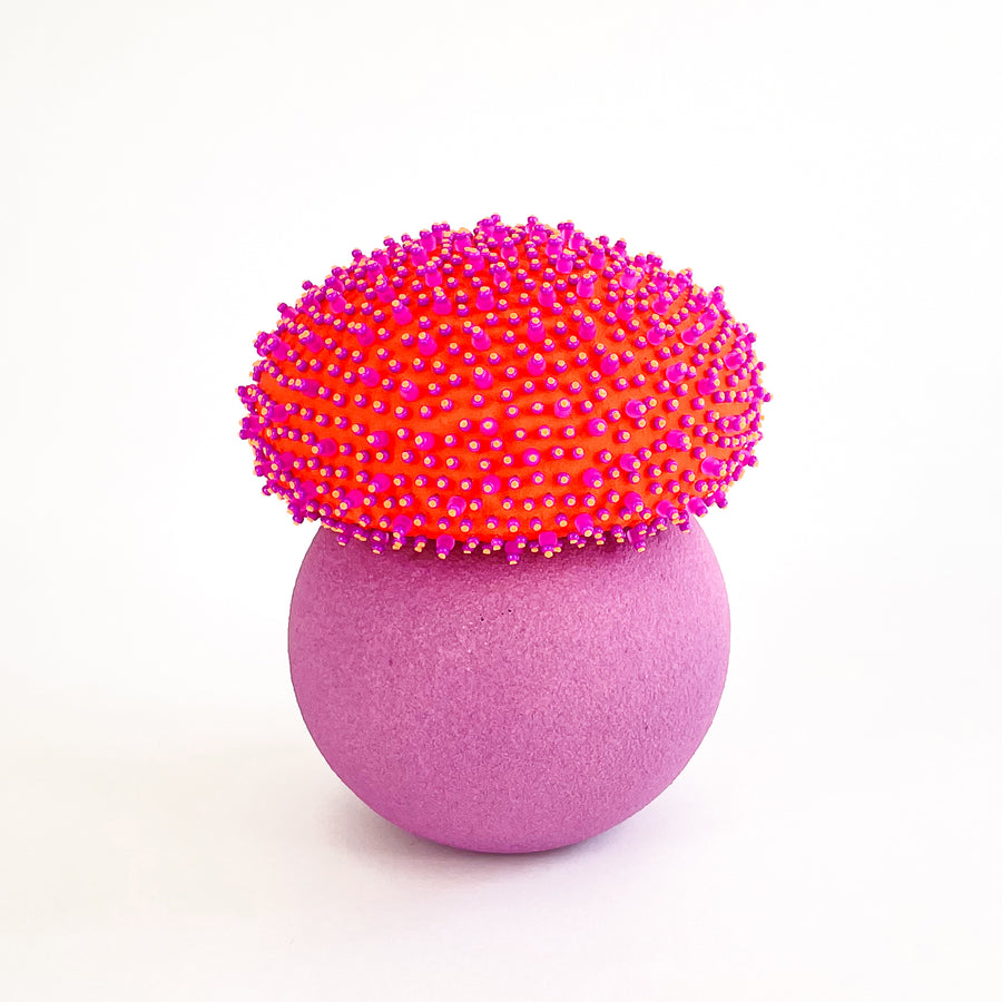 Aleurina I -  Porcelain and Glass Sculpture