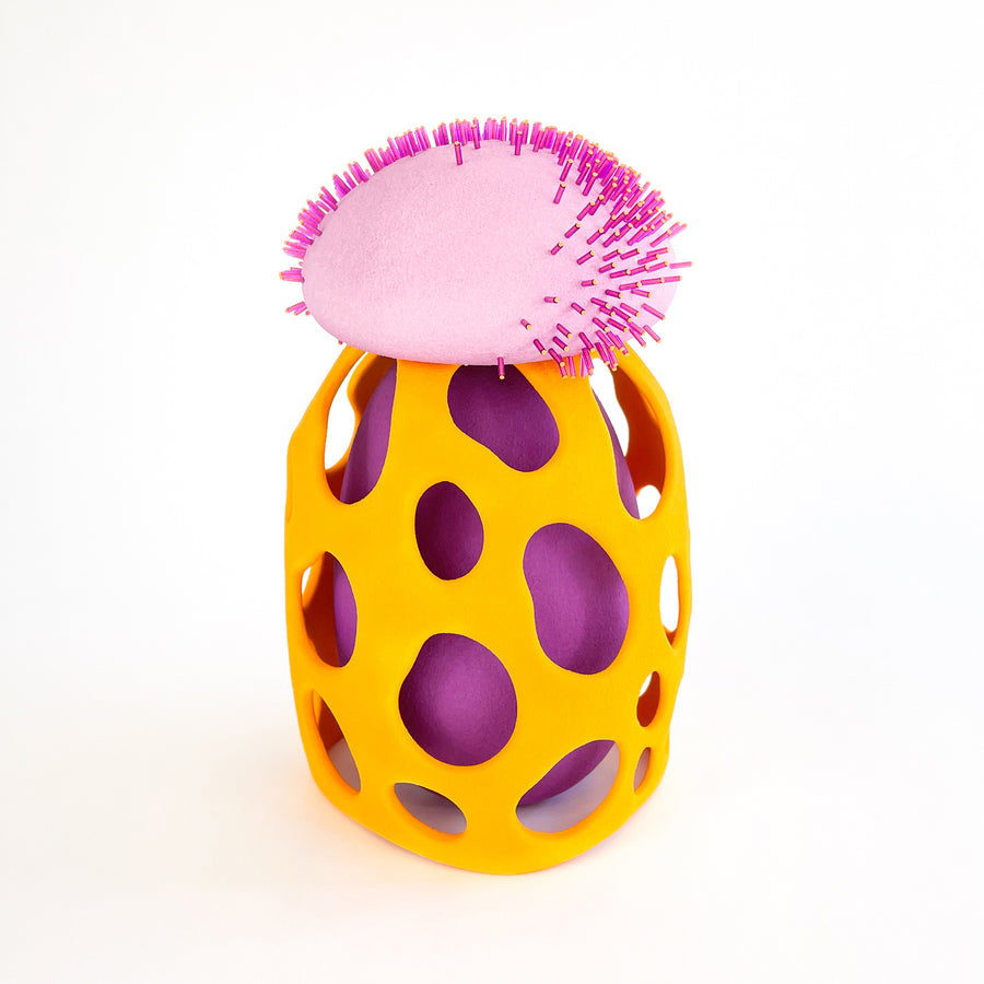 Velum -  Porcelain and Glass Sculpture