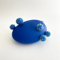 Morning Droplets - Porcelain and Glass Wall Sculpture